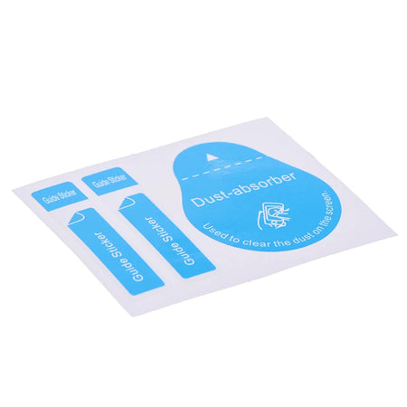 20/50pcs Blue Dust Removal Phone Screen Cleaning Tool All Phones 3 In 1 Dust-absorber + Guide Sticker Clear Dust On Screen