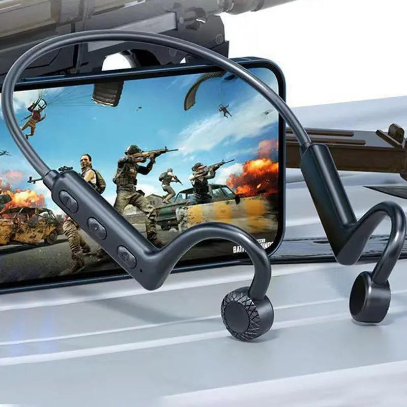 2023 Ks 19 Bone Conduction Bluetooths Headphones Wireless Headset For Cycling Running Hiking Neck Hanging Sport Earphones