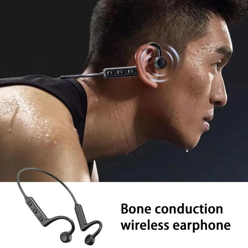 2023 Ks 19 Bone Conduction Bluetooths Headphones Wireless Headset For Cycling Running Hiking Neck Hanging Sport Earphones