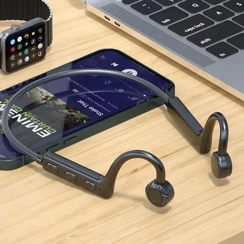 2023 Ks 19 Bone Conduction Bluetooths Headphones Wireless Headset For Cycling Running Hiking Neck Hanging Sport Earphones