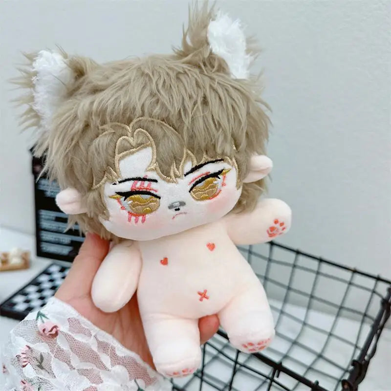 20cm IDol Doll Plush Cotton Star Dolls Kawaii Stuffed Baby Plushies No Attributes Dolls Toys Fans Collection Children Gifts 31 / with skeleton