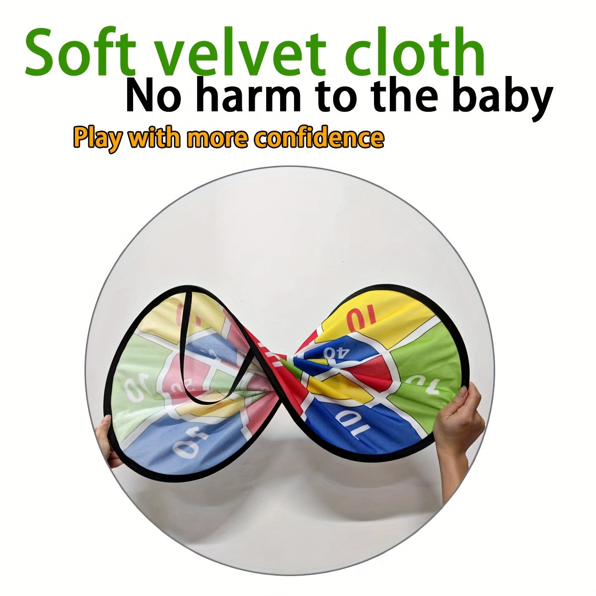 Large Sticky Dart Board Set with 12 Balls - Outdoor &amp; Indoor Toy for Kids in