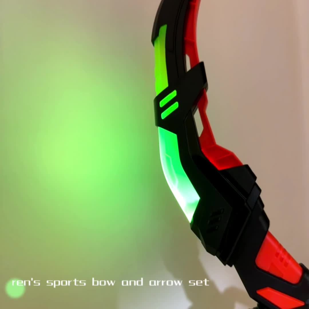 Kids LED Light Bow And Arrow Toy Set - 2 Bows, 20 Suction Cup Arrows, Target