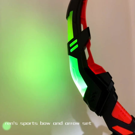 Kids LED Light Bow And Arrow Toy Set - 2 Bows, 20 Suction Cup Arrows, Target