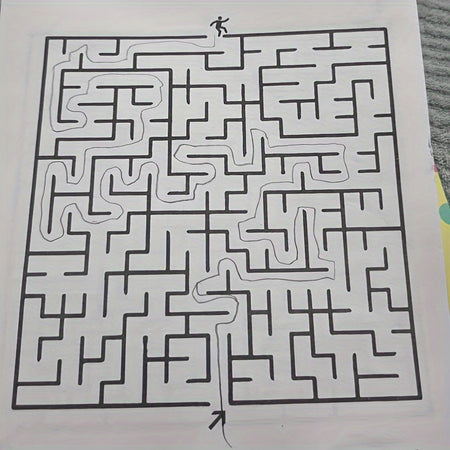 192 Patterns Concentration Maze Training Book - Fun Educational Toy for Kids