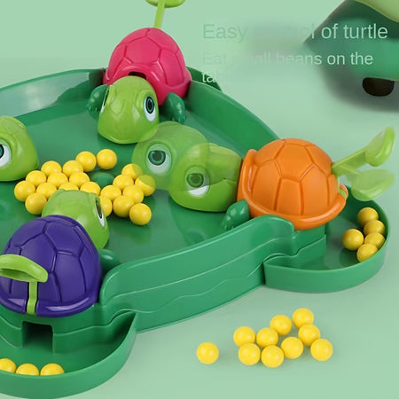 Little Turtle Eating Beans Grabbing Beads Toy - Educational Parent-child Game