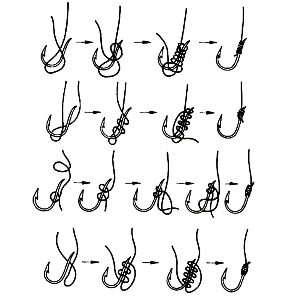 240pcs/box Barbed Fishing Hooks Carp Single Fishihook Set Fly Fishing Accessories Carbon Steel Jig Sea Hook