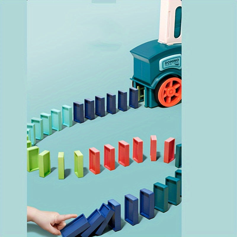 Domino Mini Train Automatic Building Blocks Toy Car
