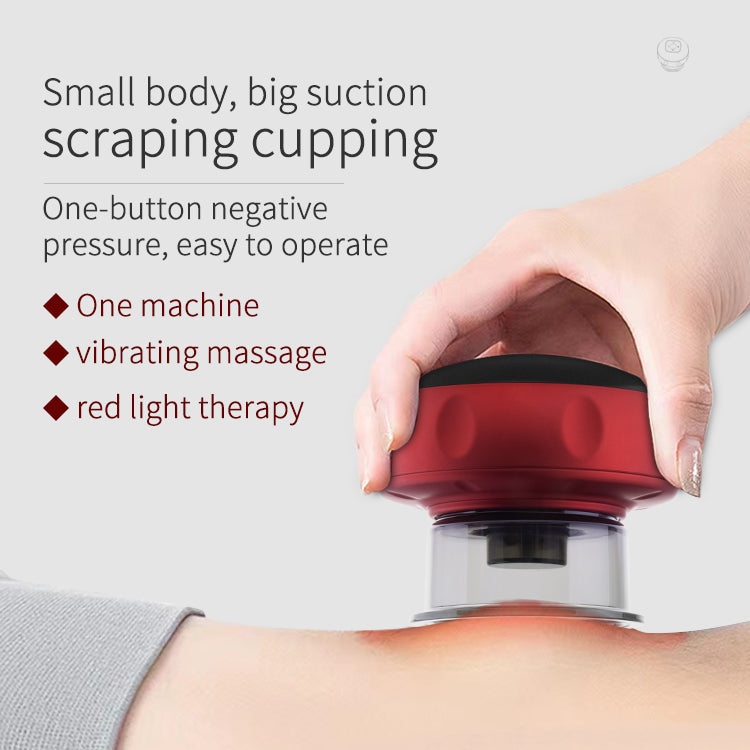 Negative Pressure Jars Infrared Red Light Guasha Magnetic Body Scraping Therapy Electric Vacuum Suction Massage Cupping For Pain
