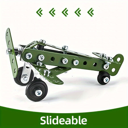 166pcs Military Series STEAM Building Blocks