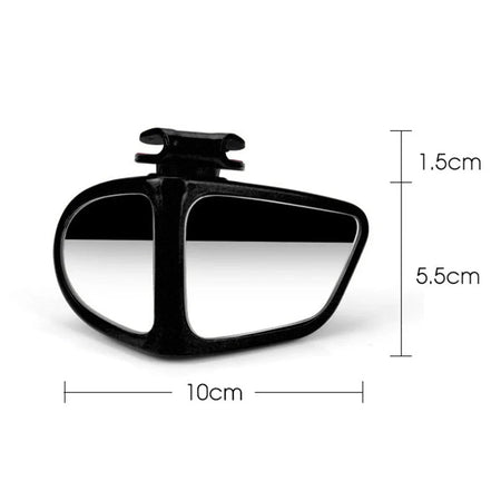 2Pcs Car Rearview Mirrors 360&amp;deg; Blind Spot Mirror Adjustable Rotatable Convex Wide-angle Clear Rearview Safety Mirror Accessories