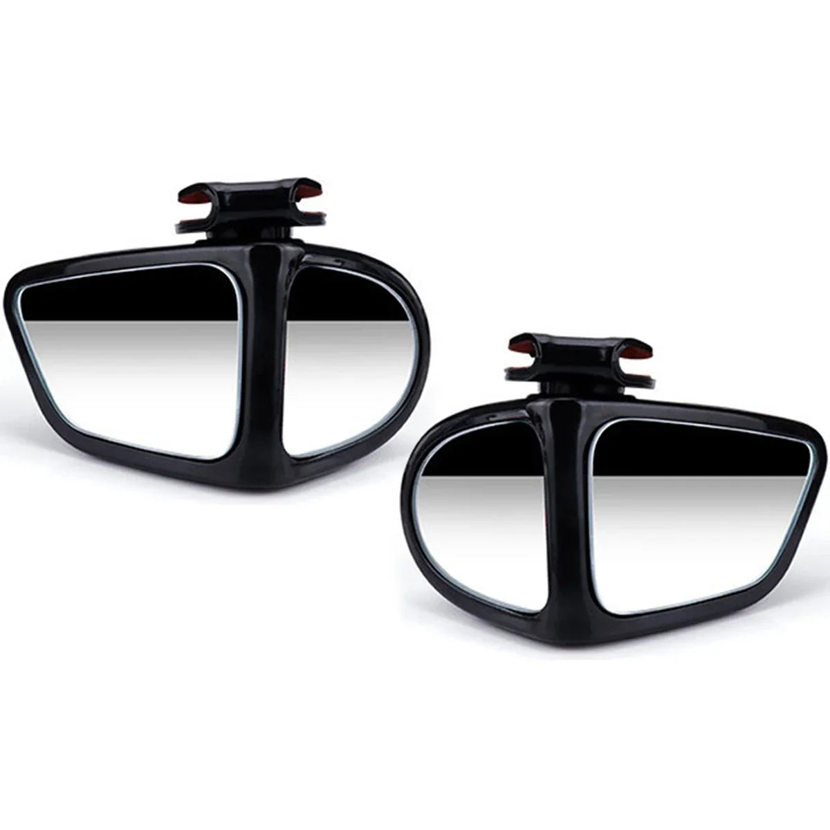 2Pcs Car Rearview Mirrors 360&amp;deg; Blind Spot Mirror Adjustable Rotatable Convex Wide-angle Clear Rearview Safety Mirror Accessories A 2pcs