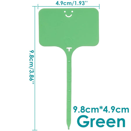 30-100pcs Garden Re-usable Plant Labels Waterproof T-type Sign Tags Plastic Markers Record Plate Flower Vegetables Potted Stakes