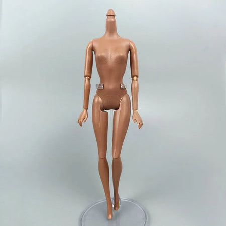 30cm African Doll's Body 5/11/13/20 Joints Body Dark Skin Children's Pretty Girl Toy Dark Brown