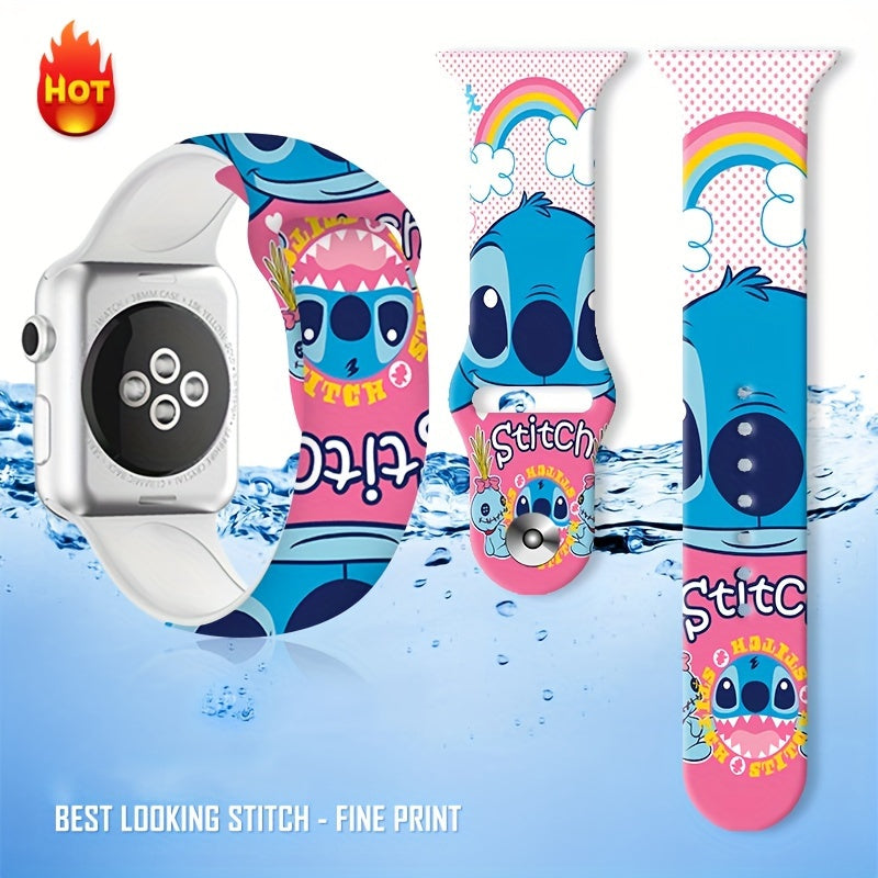 Disney Stitch Silicone Strap For Apple Watch - Fun-loving Stitch Theme - Cyprus
