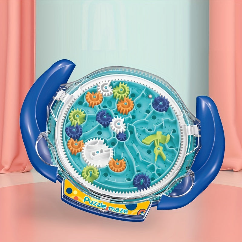 Kids 3D Gear Maze Disk Toy Tabletop Game