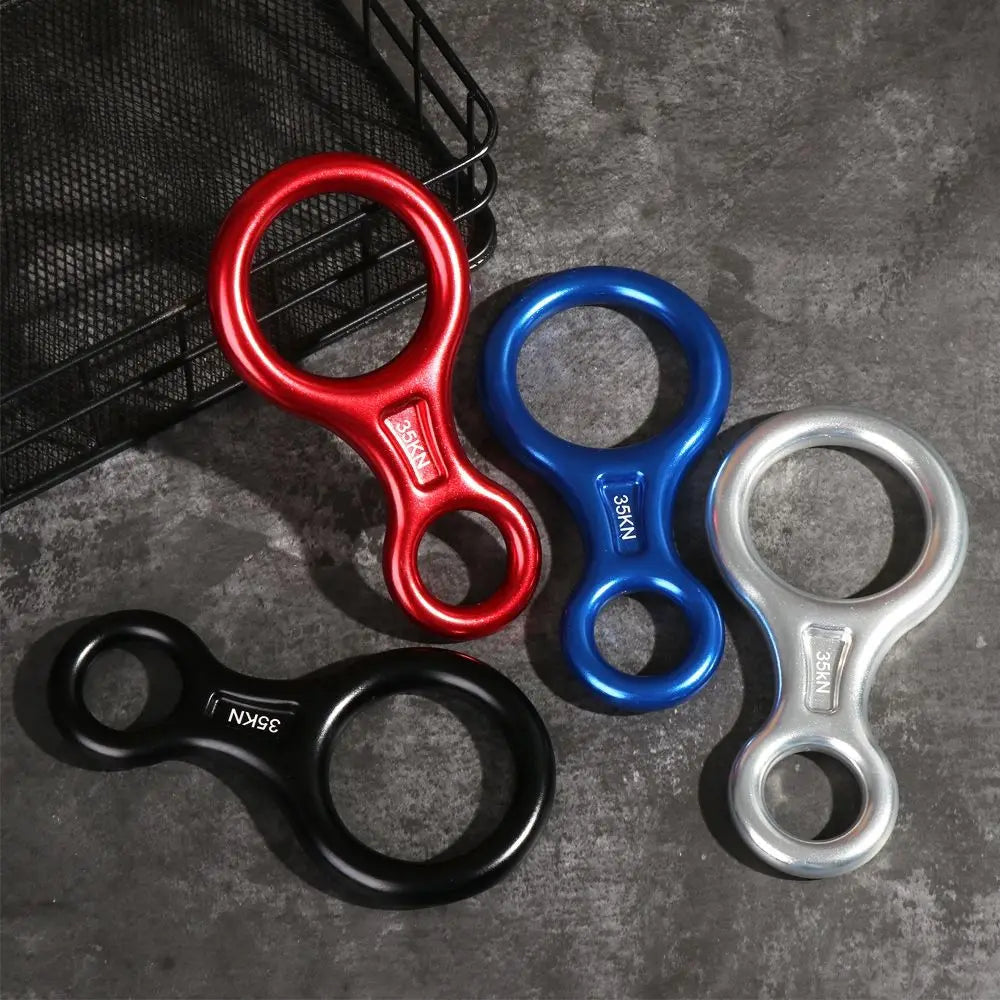 35KN Figure 8 Climbing Descender Set
