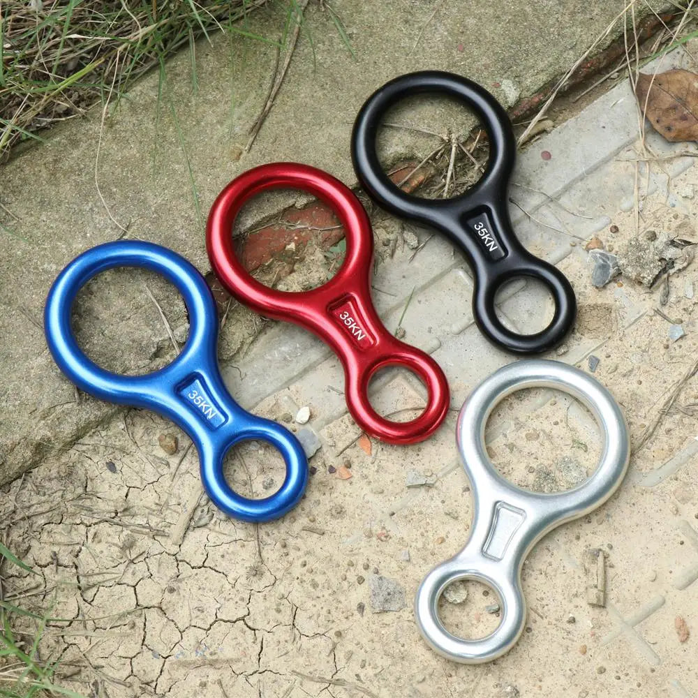 35KN Figure 8 Climbing Descender Set