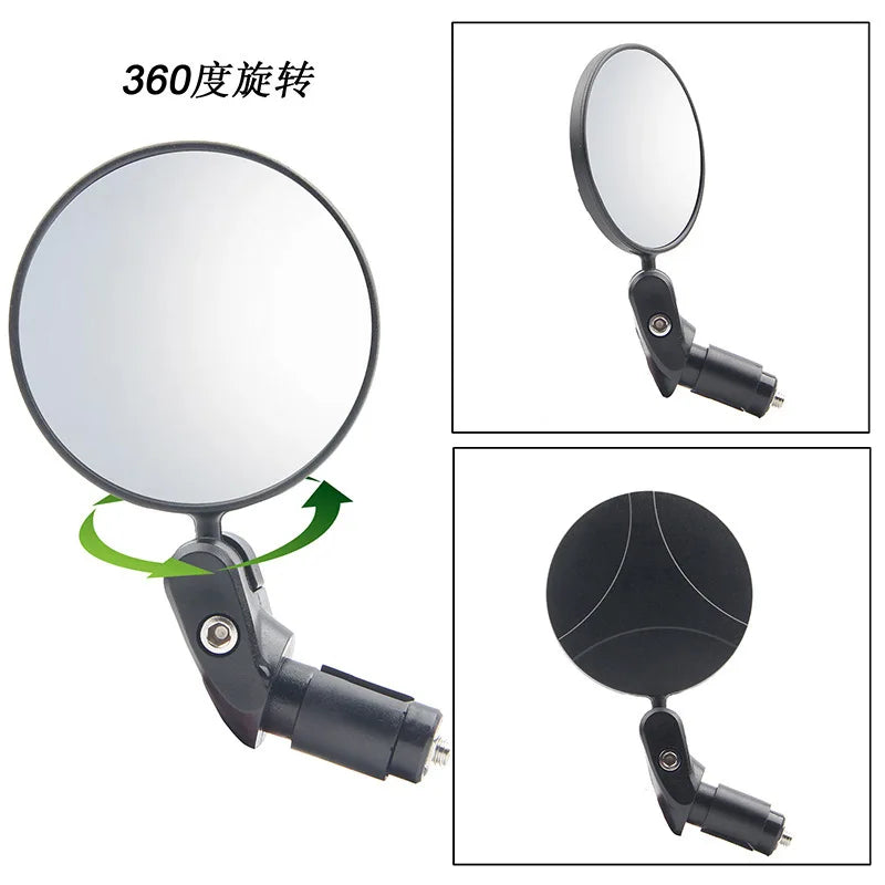 360&amp;deg; Wide-Angle Adjustable Bike Rearview Mirror
