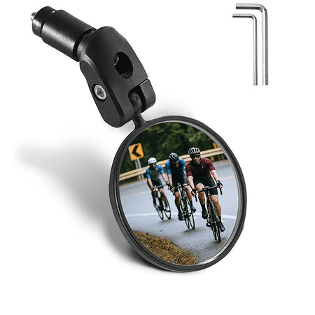 360&amp;deg; Wide-Angle Adjustable Bike Rearview Mirror Single spanner
