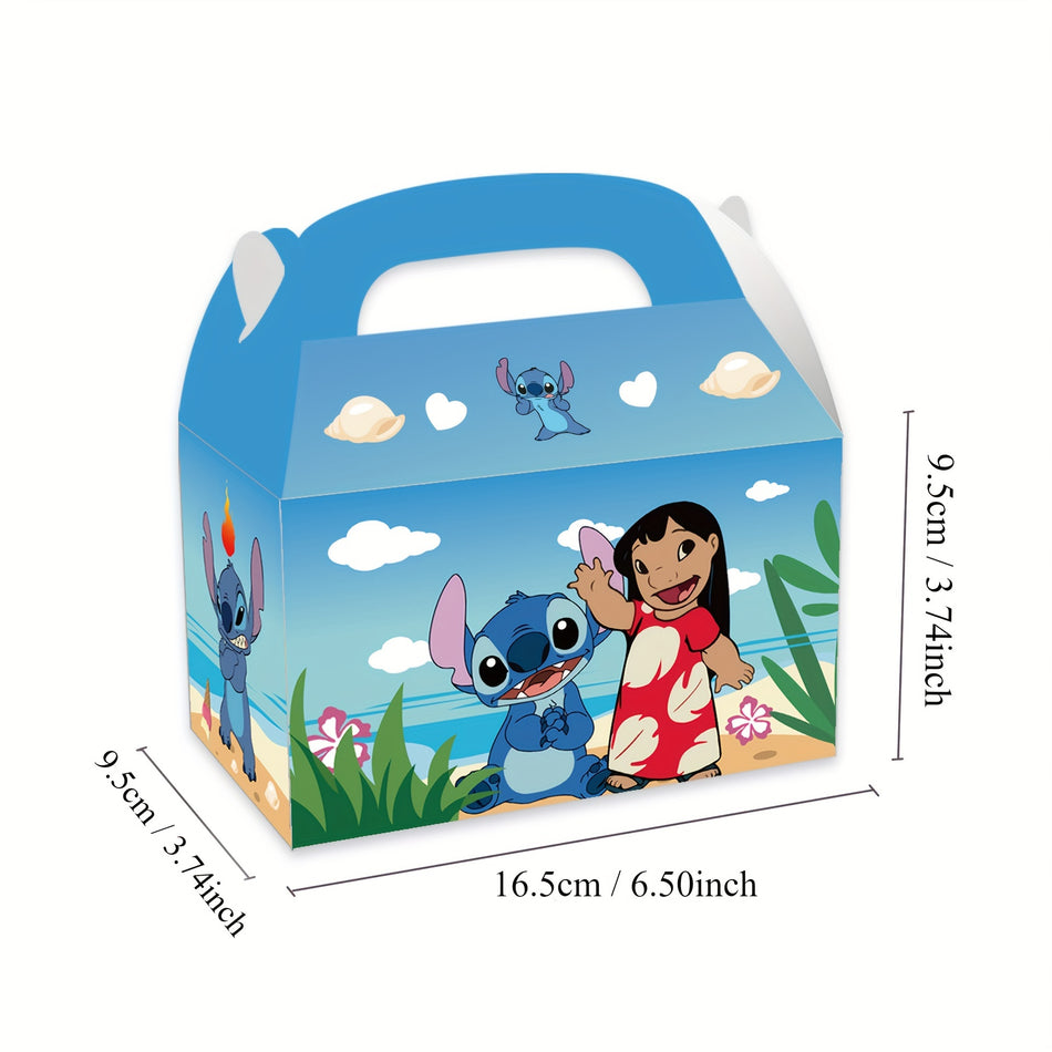 Stitch & Lilo Themed Birthday Party Favor Boxes - 12pc Set - Cyprus