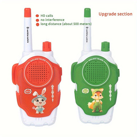 Kids 2pcs Wireless Walkie-talkie Set - Fun Parent-child Interaction Indoor Family Game Outdoor Toys Upgraded version 2pcs