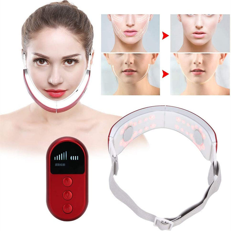 KKS Custom EMS Electric V Face Machine Beauty Product Face Lifting Firming Double Chin Removal Electric V-Face Shaping Massager