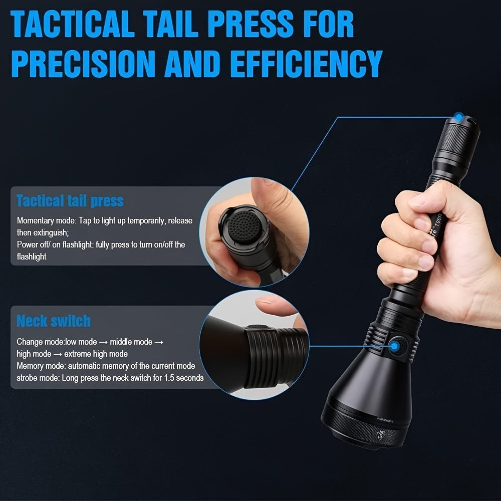 TrustFire T90R &ndash; 4800 Lumen High-Performance Tactical Flashlight