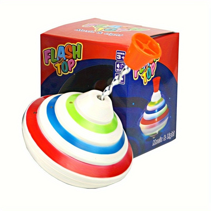 Light-Up Musical Spinning Gyro Toy