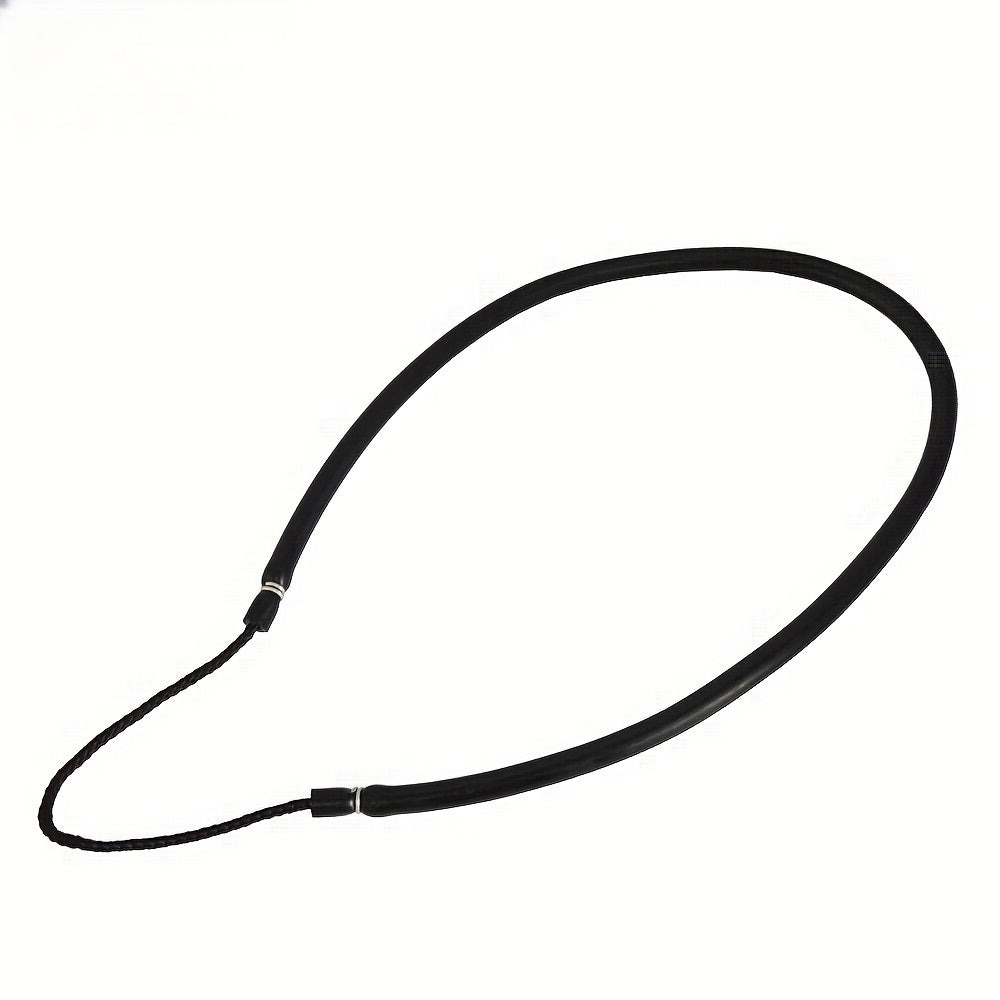 BLUEFREE 5x10mm Black Elasticated Latex Rubber Bands &ndash; High-Strength Abrasion-Resistant Fishing Gear Black-