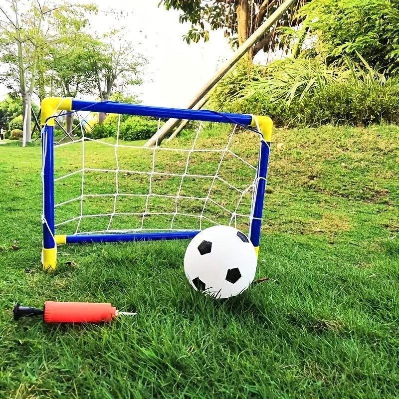 Kids' Portable Soccer Set With Detachable Goal - Interactive Parent-Child Toy - Ages 3-6