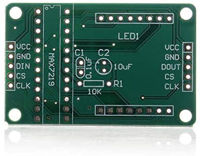 MAX7219 8x8 Dot Matrix Module - Red LED Matrix Display Module Control DIY Kit
