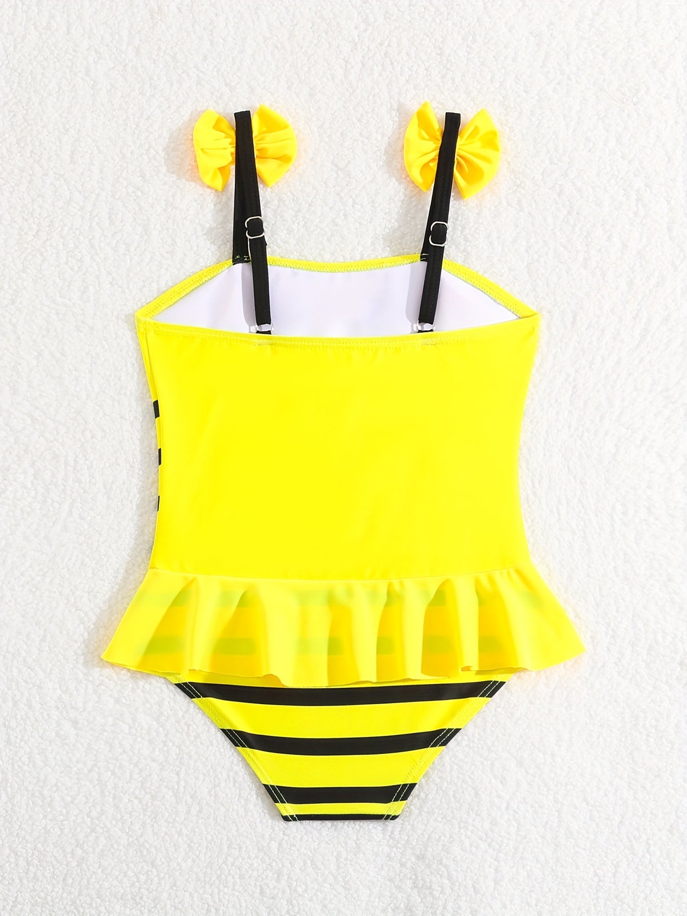Bee-utiful Ruffled Swimsuit for Toddlers