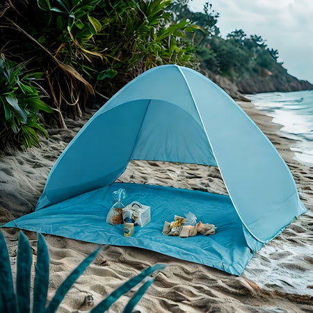 Portable Sunshade Tent &ndash; Easy Setup for Camping and Outdoor Adventures