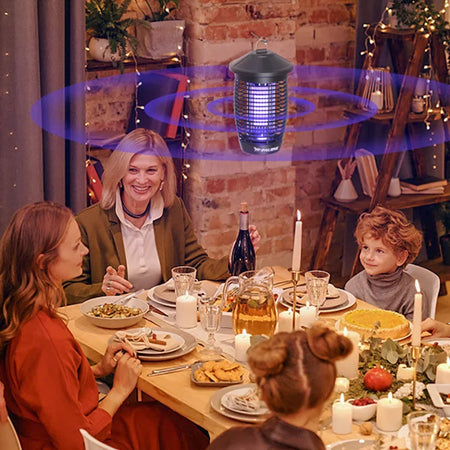 4500V Electric Shock Outdoor Mosquito Killer Lamp - Rainproof &amp;amp; Wide Coverage