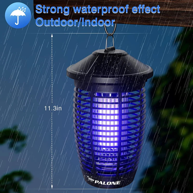 4500V Electric Shock Outdoor Mosquito Killer Lamp - Rainproof &amp;amp; Wide Coverage UK
