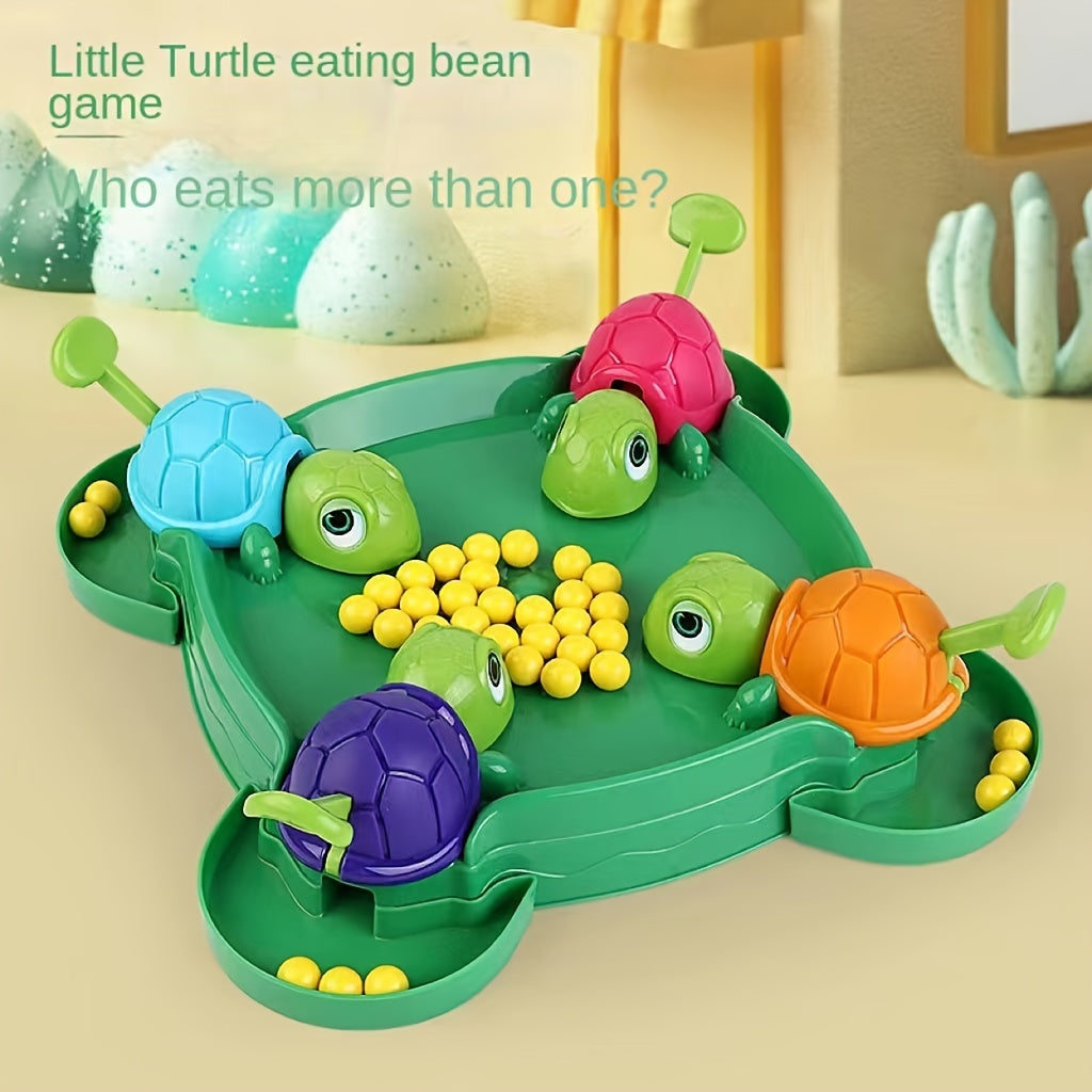 Little Turtle Eating Beans Grabbing Beads Toy - Educational Parent-child Game