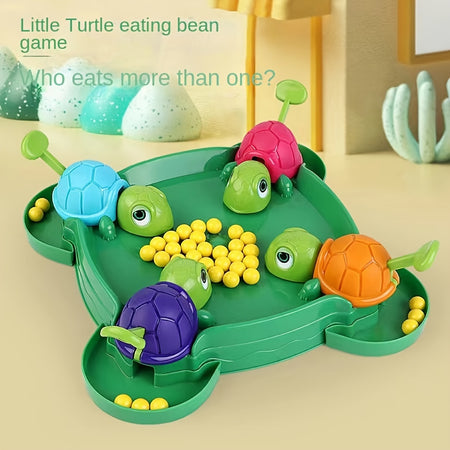 Little Turtle Eating Beans Grabbing Beads Toy - Educational Parent-child Game