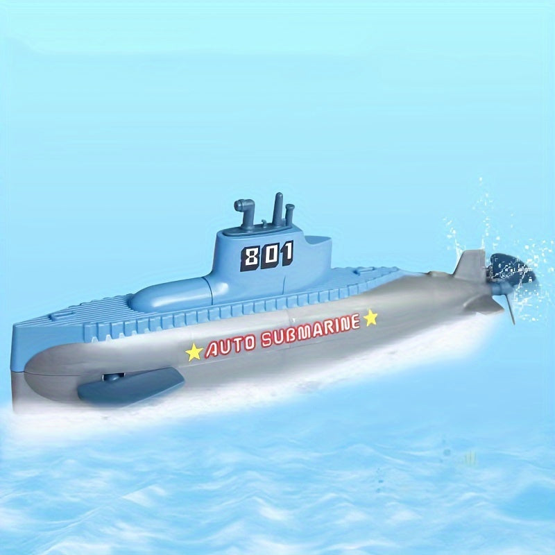 Automatic Submarine Swimming Toy for Ages 3-6 Blue