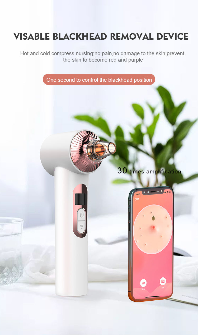 KKS Beauty Products Facial Lift Suction Pimples Removal Deep Cleaning Tool Electric Pore Cleaner Vacuum Blackhead Remover