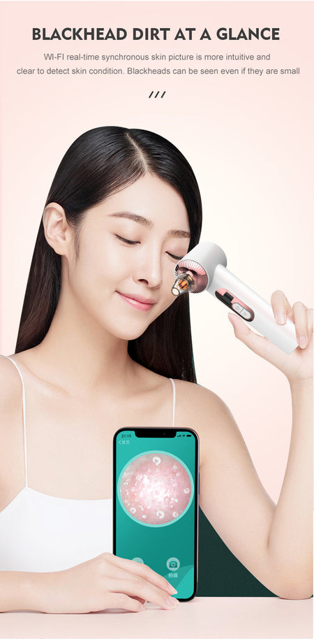 KKS Beauty Products Facial Lift Suction Pimples Removal Deep Cleaning Tool Electric Pore Cleaner Vacuum Blackhead Remover