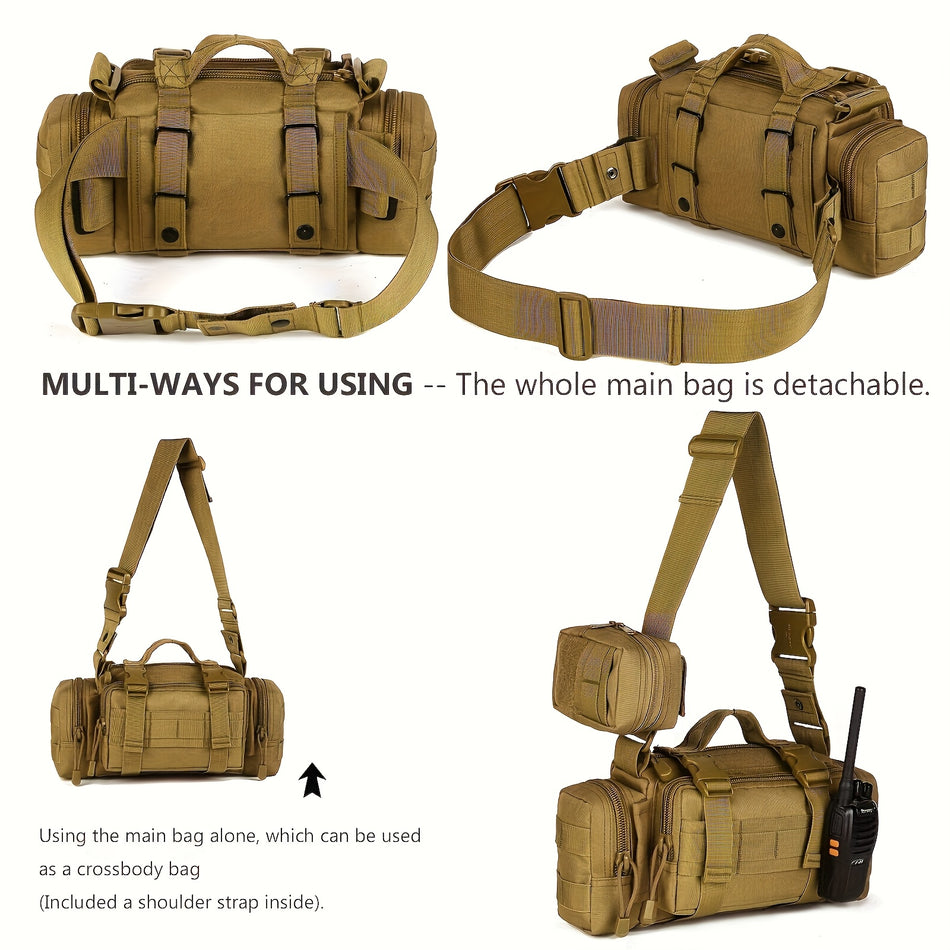 Compact Tactical Sling Bag &ndash; Heavy Duty EDC Design for Outdoor Adventures