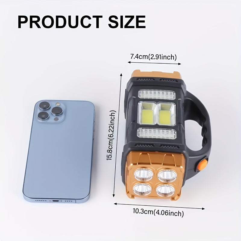 LiHang Rechargeable LED Searchlight - Portable 4-Mode Spotlight for Outdoor Adventures