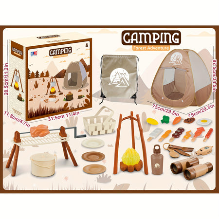 Camping Tent &amp; Toy Set for Kids Simulation Camping Tent - UPG
