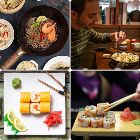 5 PCS Reusable Chopsticks Helpers Training Chopstick Hinges Connector Practice Chopstick Helper for Adult Kid Beginner Traniner