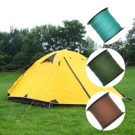 50/100M 7core umbrella rope 550 military 4mm outdoor polyester parachute rope camping survival umbrella tent bundled clothesline