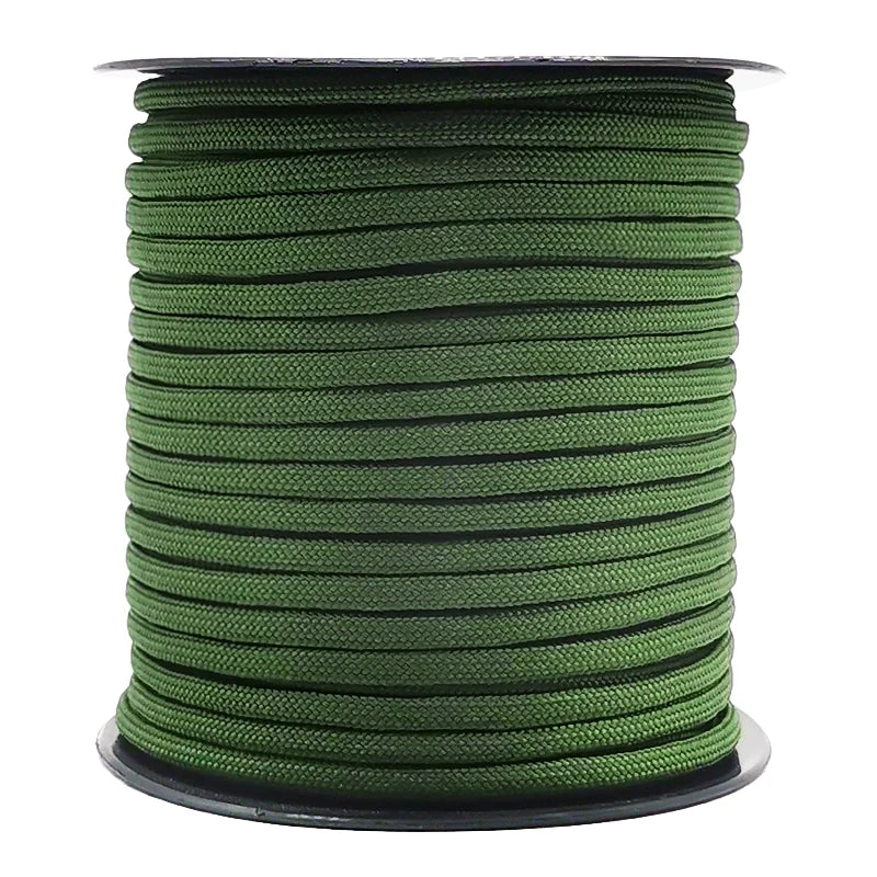 50/100M 7core umbrella rope 550 military 4mm outdoor polyester parachute rope camping survival umbrella tent bundled clothesline