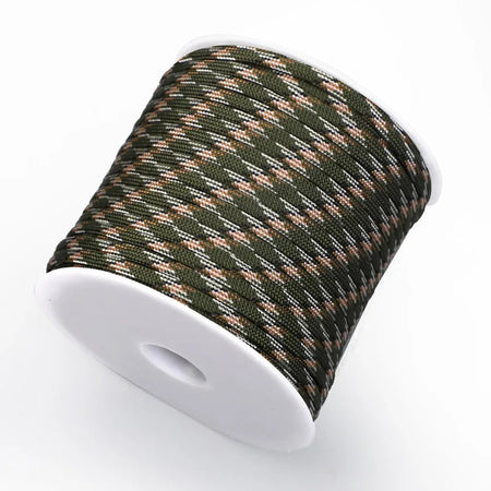 50/100M 7core umbrella rope 550 military 4mm outdoor polyester parachute rope camping survival umbrella tent bundled clothesline