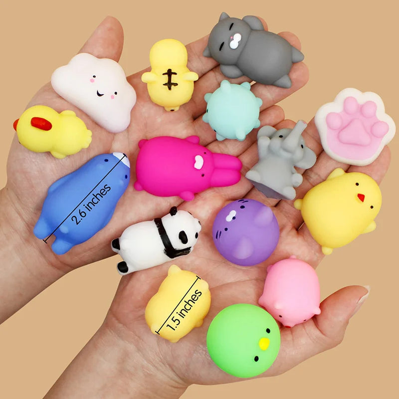 Kit 100 Pcs Mini Mochi Squishy Squeeze Toy Fidget Toy | Cuotas sin interés Kit 100 Pcs Mini Mochi Squishy Squeeze Toy Fidget Toy | Cuotas sin interés