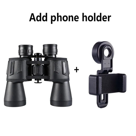 50000M German Military 20X50 Zoom HD BAK4-Prism Powerful Binoculars Long Range Professional Telescope Low Night Vision Camping Set